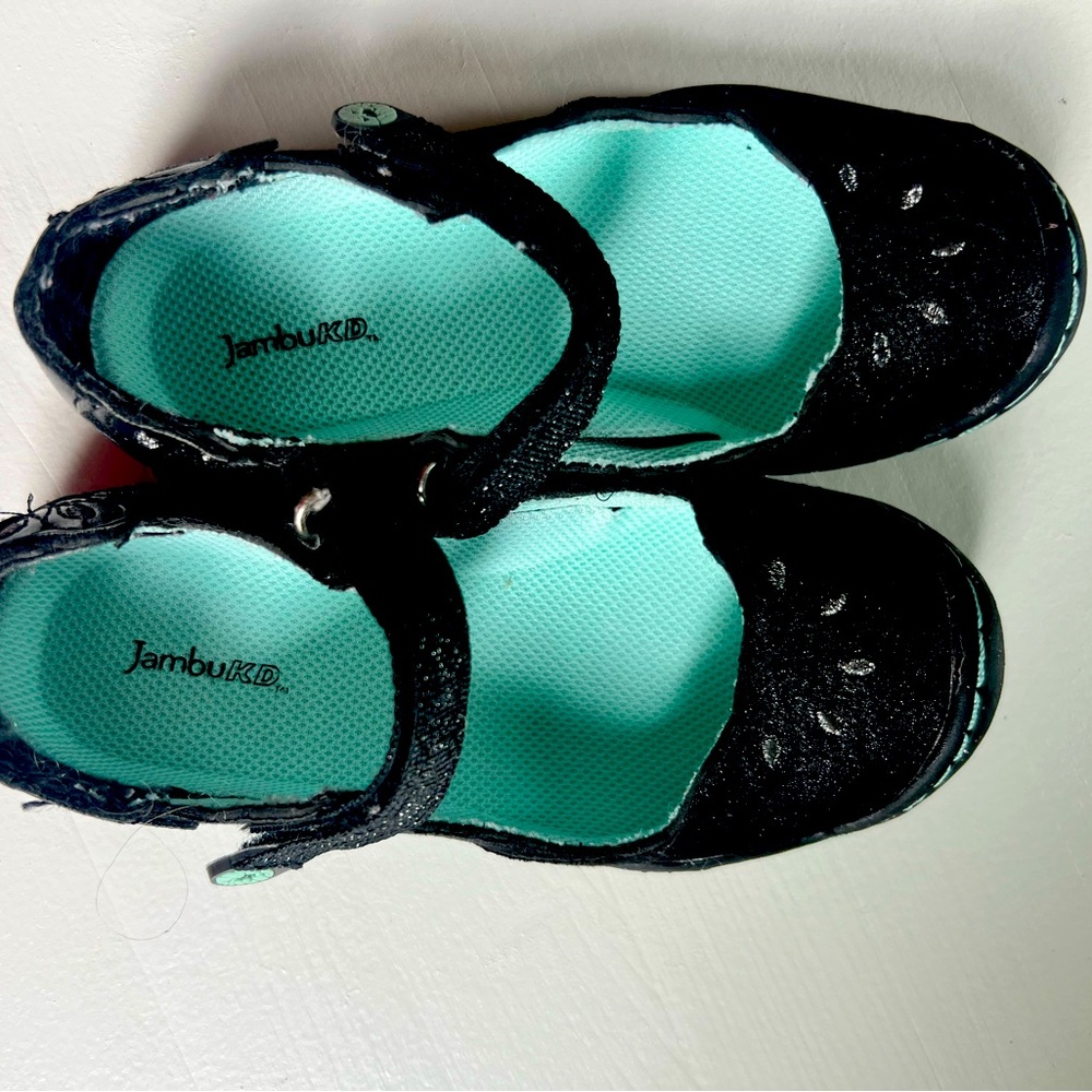 JambuKD black Mary Jane girls shoes